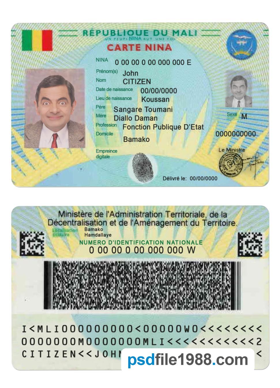 Mali Carte Nina